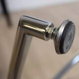 Vintage swivel armchair in gray fabric by axelson for garnas 2014 sweden