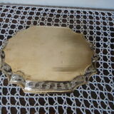 Empty pocket brass corrugated shape sheet shiny holly