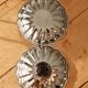 Coupelles vintage acier inoxydable style bistrot