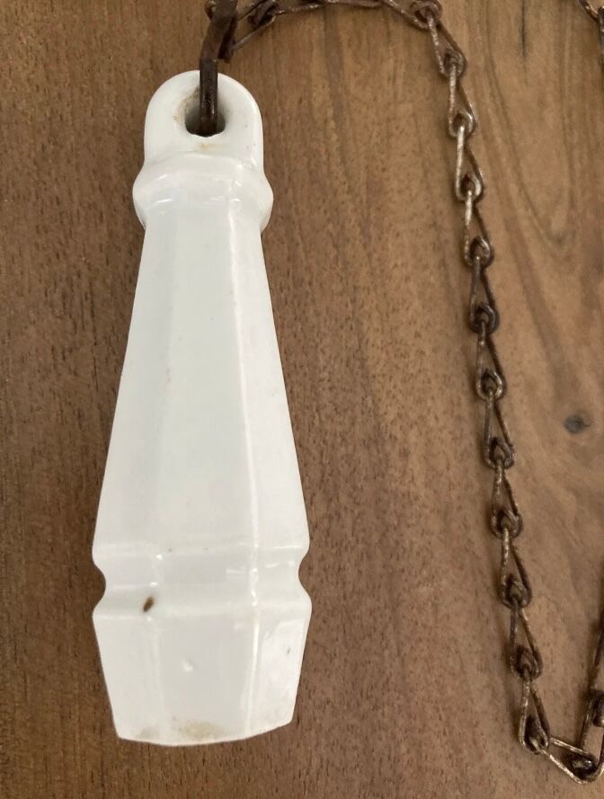 Old porcelain handle