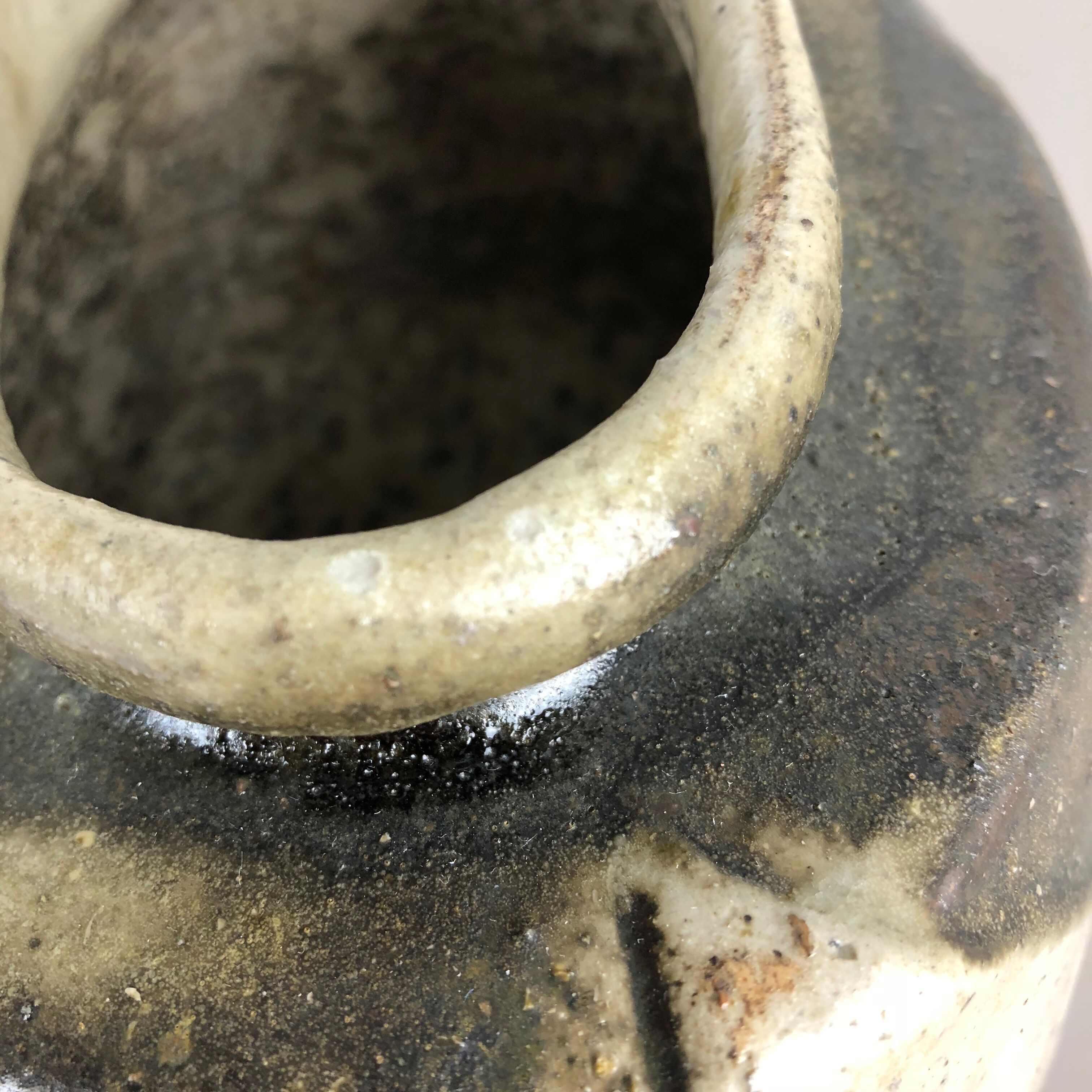 Ceramic Studio Pottery Object Vase by Bruno and Ingeborg Asshoff, Germany, 1960s