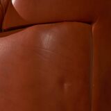 Fauteuil en cuir années 1970