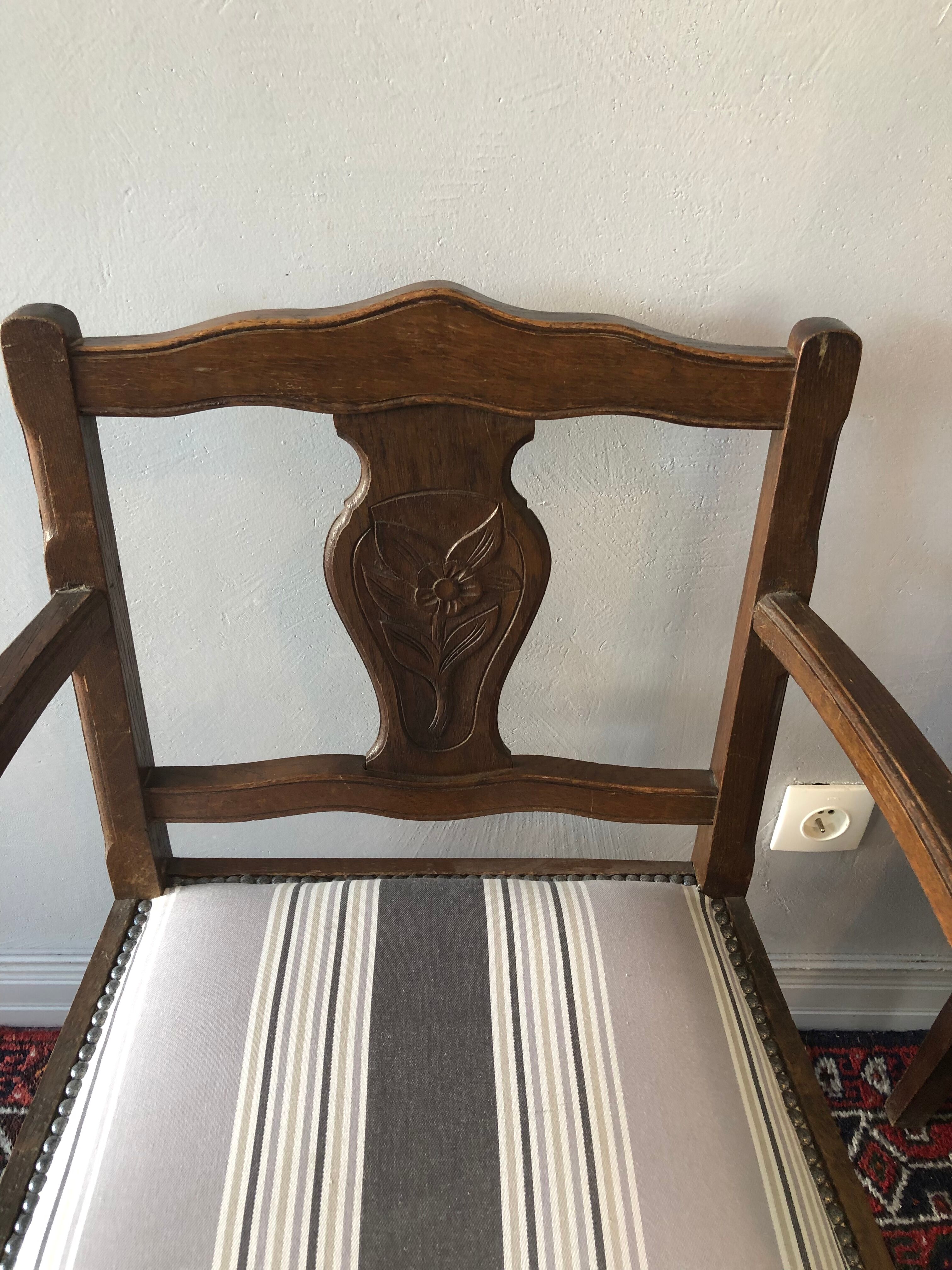 Pair of antique armchairs