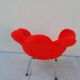 Chaise moumoute enfant vintage forme de fleur