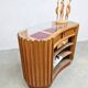 Vintage kidney shaped shop counter display
