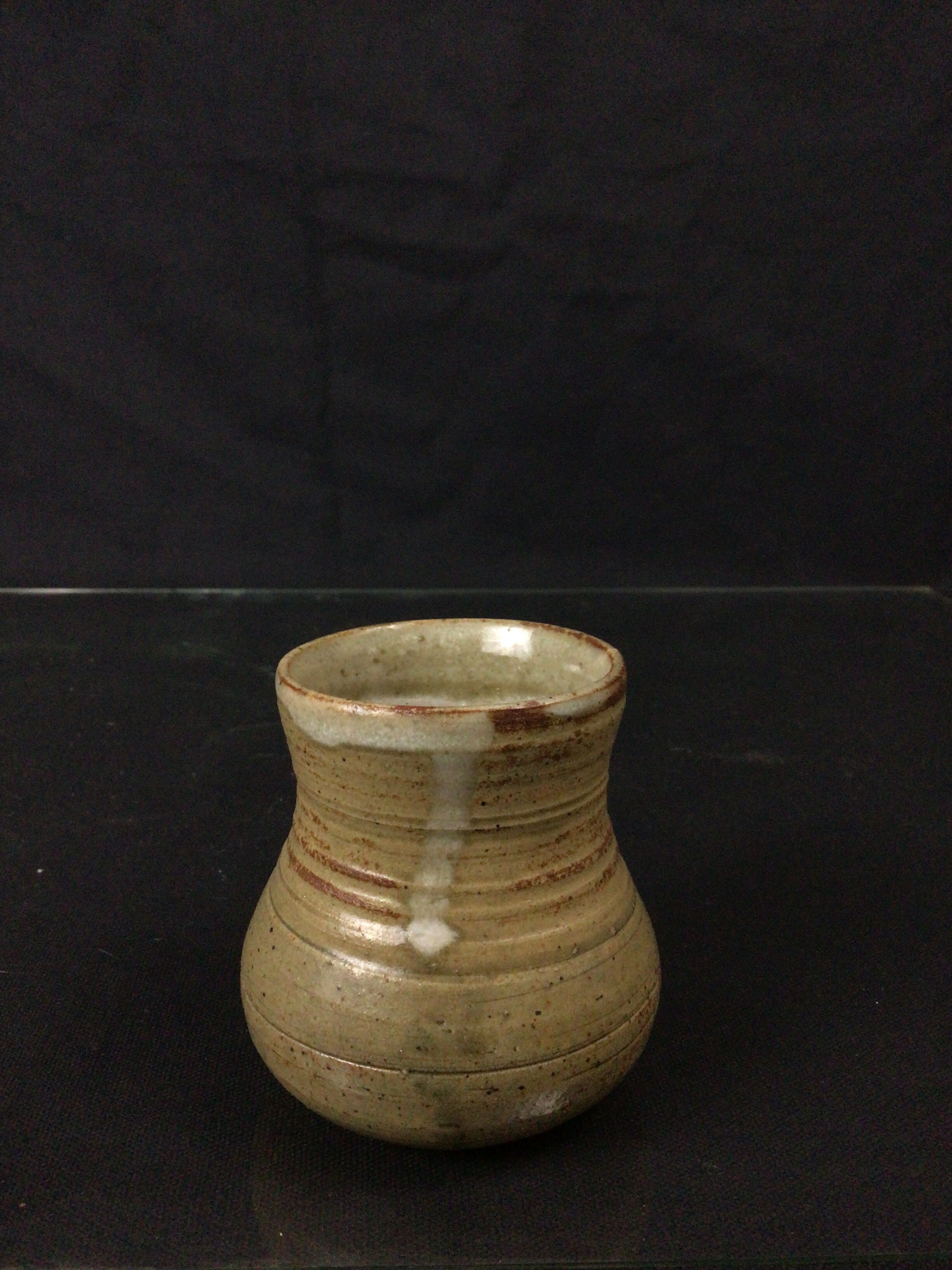 Stone stone vase Lion Puisaye