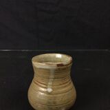 Stone stone vase Lion Puisaye