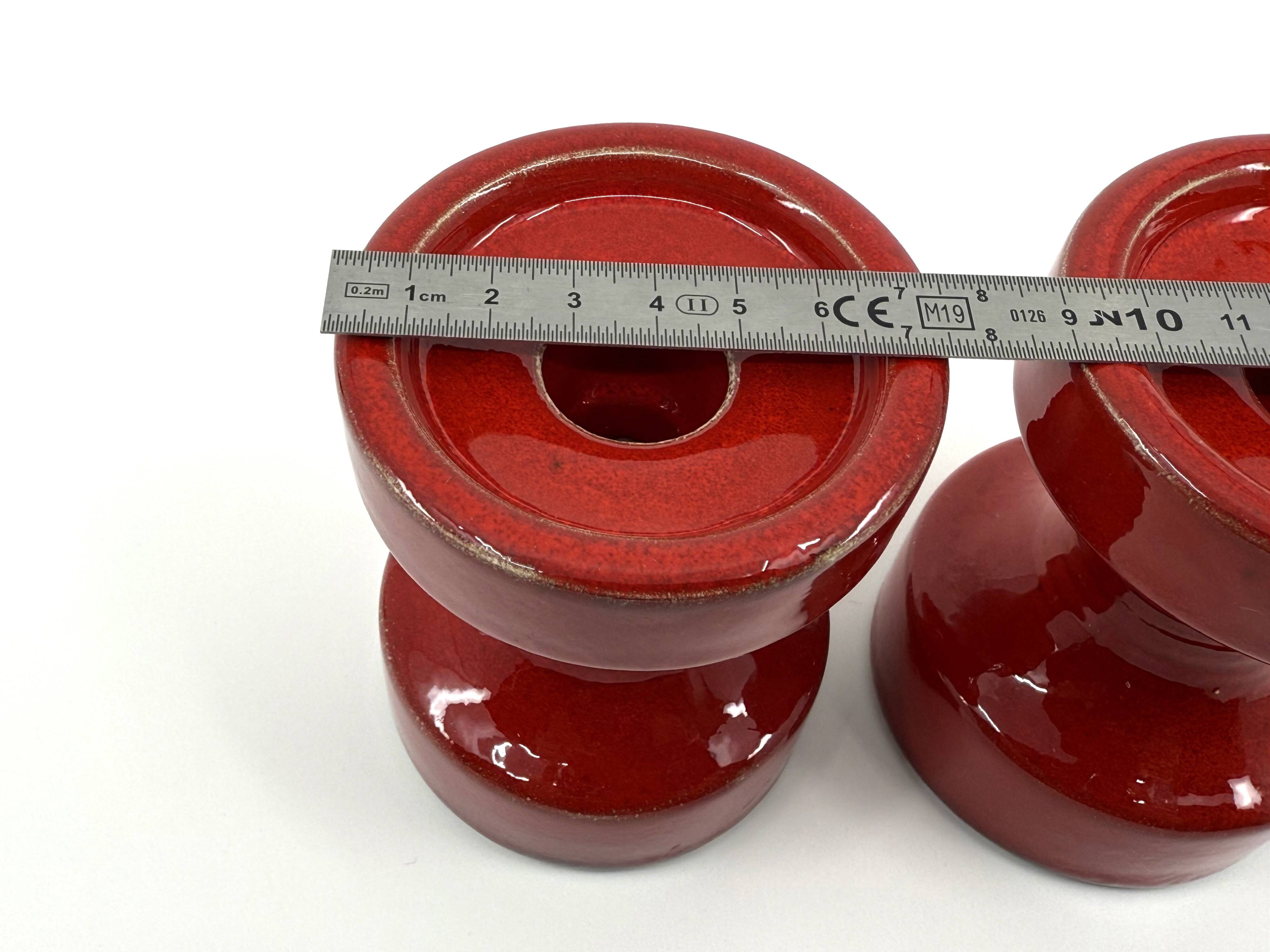 2 Steuler ceramic candle holders • Design Cari Zalloni • Circa 60-70