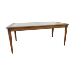 Table de repas roche bobois finition chêne - rallonge intégrée
