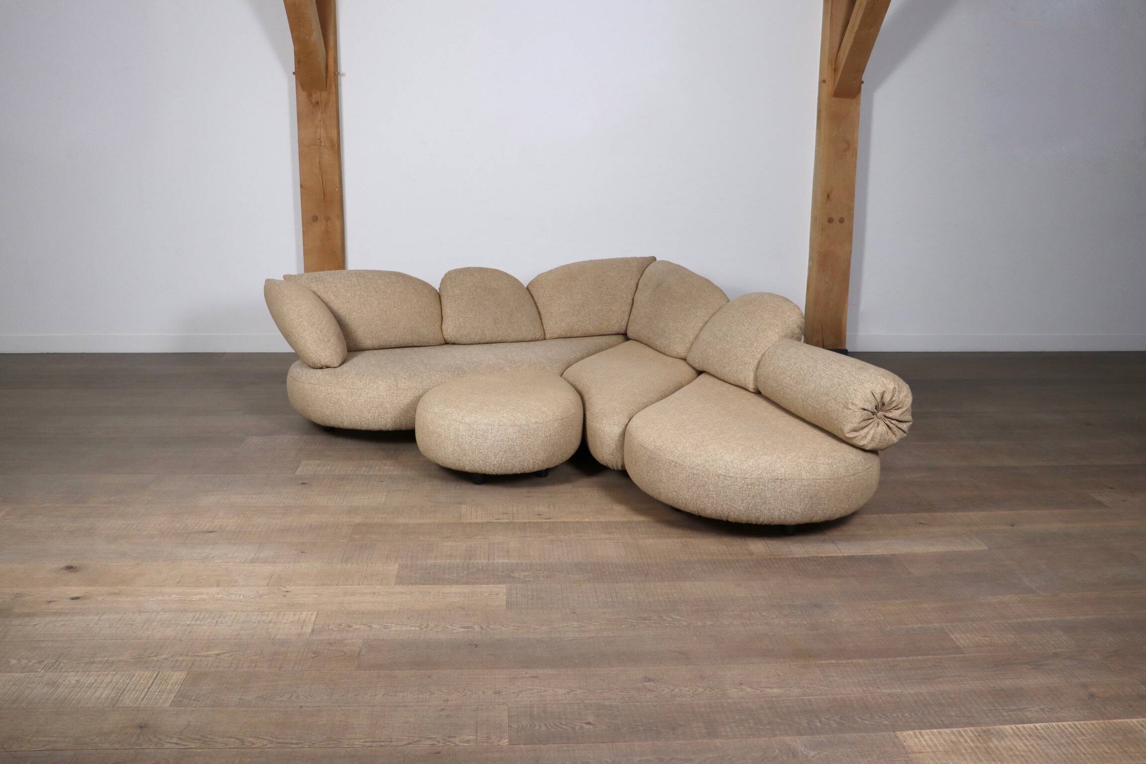 Sculptural Corner Sofa By Wiener Werkstätte, Austria 1970s