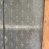 Vaisselier ancien portes vitrées fleurs de lys année 50