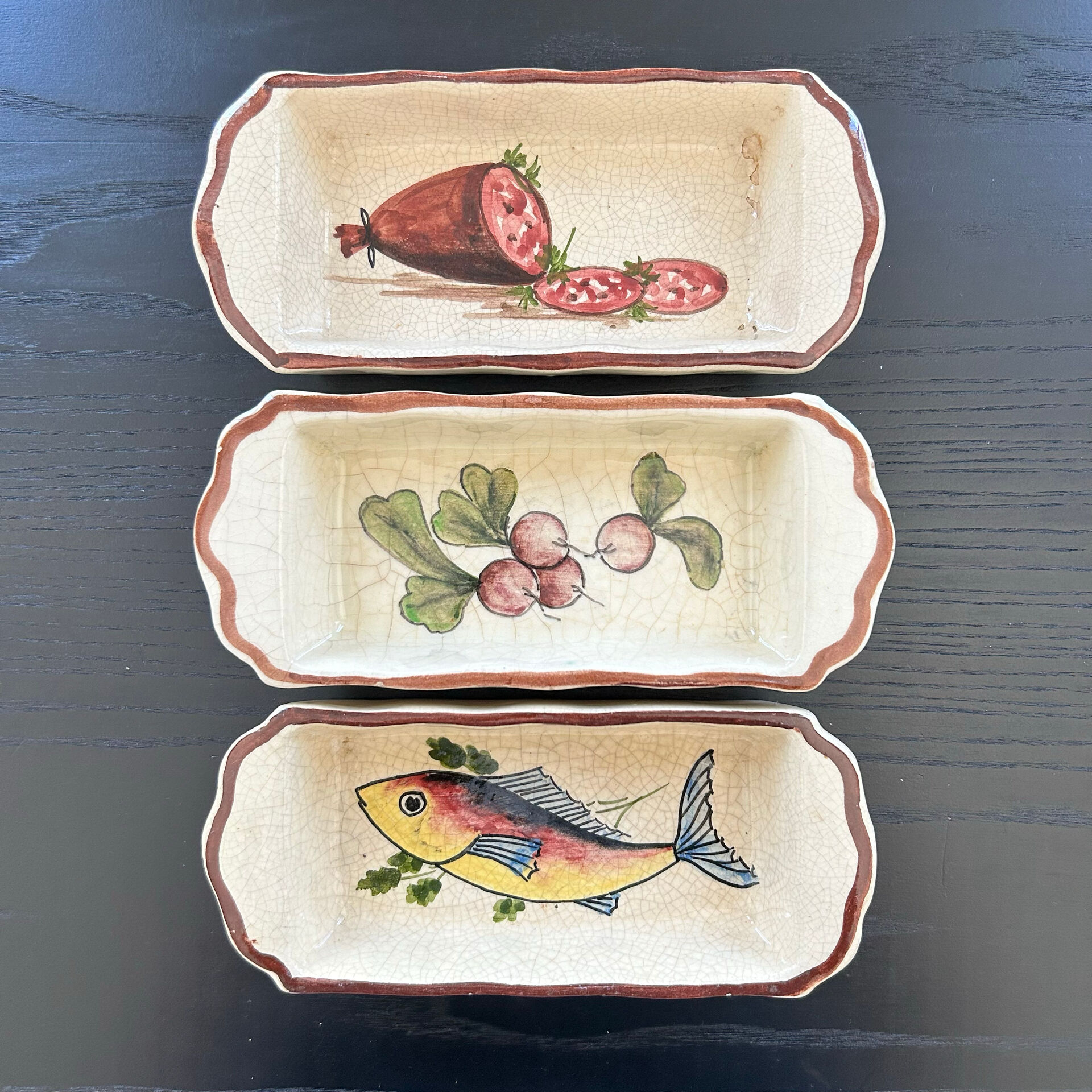 Set of 3 ramekins made in Italy