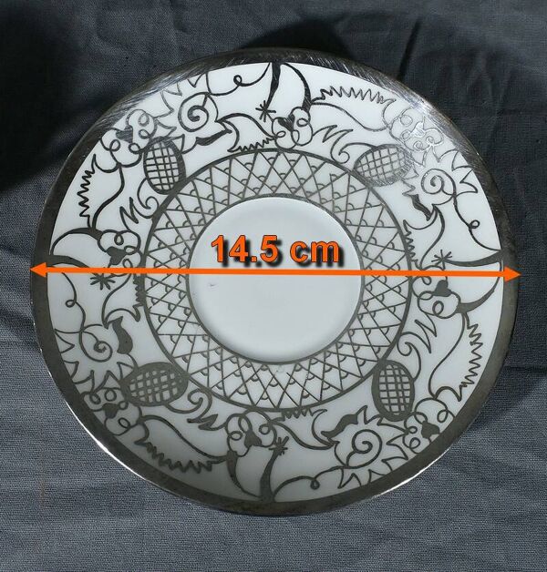 Service à Thé en Porcelaine de Limoges, modèle « Saint Graal » – Début XXe