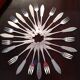 Silver metal fish service