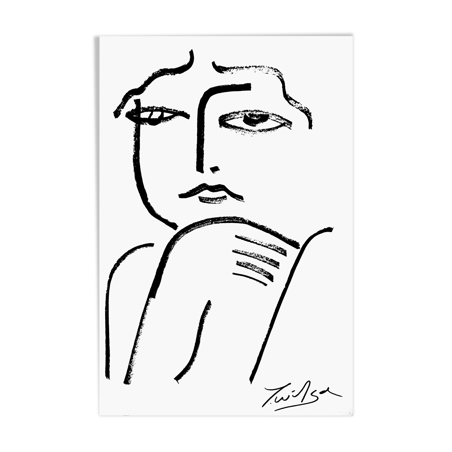 She just paused for a moment