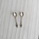 Two small metal spoons