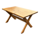 Vintage dining table pinewood 1960 minimalist dining table