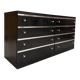 Storage unit with 8 drawers