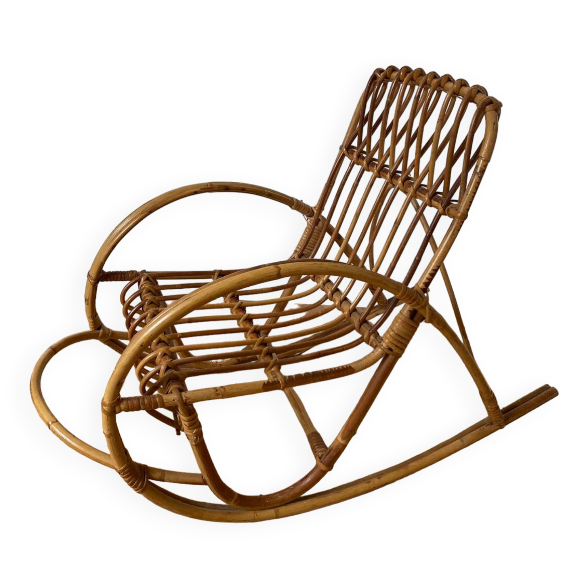 Rattan rocking chair