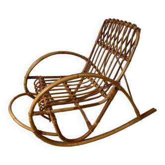 Rattan rocking chair