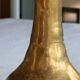 Mid-Century Italian Brutalist Cast Brass Solifleur Vases – Set of 4