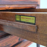 Mid century modern desk by torbjorn afdal for bruksbo, norway, 1970's