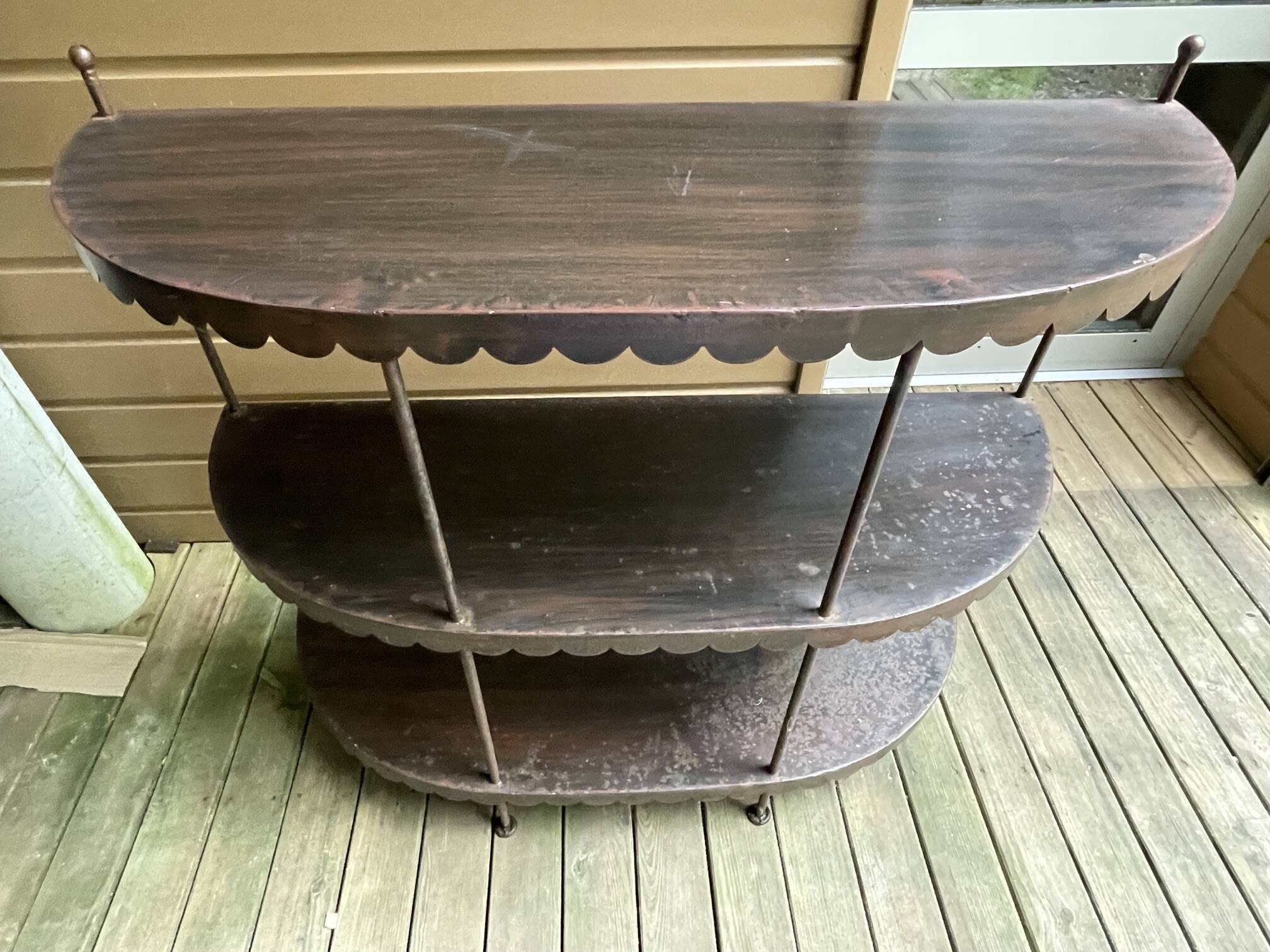 Console en métal