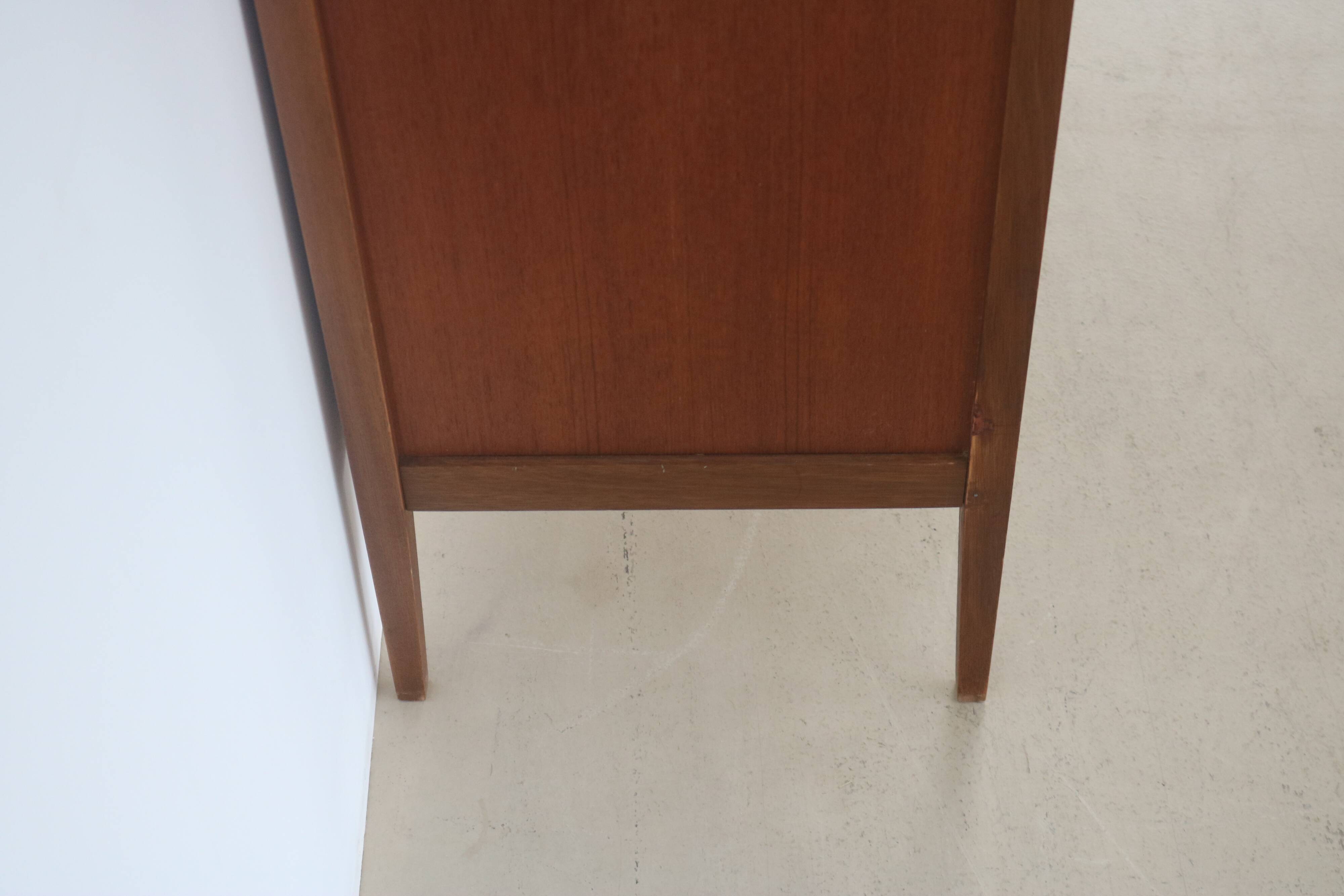 vintage teak chest of drawers