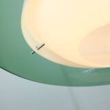 Italian Green Pendant Lamp in Plexiglass