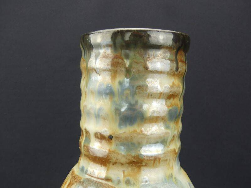Large stoneware vase from Bouffioulx signed Dubois