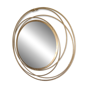 Miroir vintage cerclé