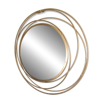 Miroir vintage cerclé