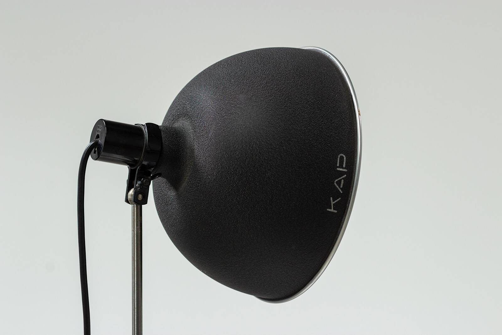 Authentic industrial floor lamp by Kap 1950.