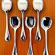 Christofle pearls, 6 ice cream spoons, sorbet, new condition