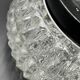 Glashütte Limburg vintage glass ceiling light rose