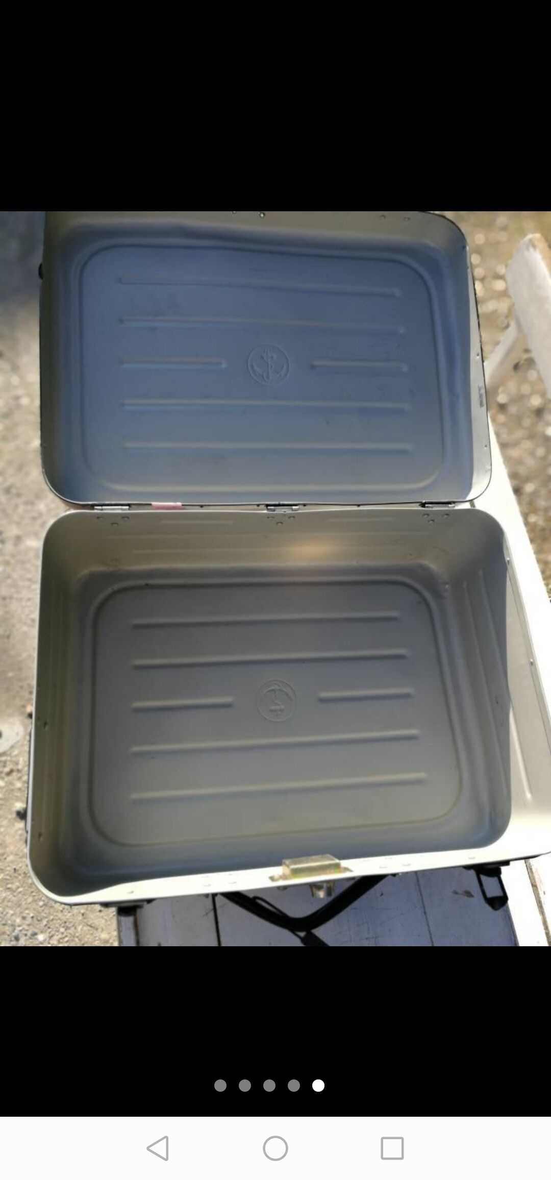 Metal case, army, French Navy Vintage 70s