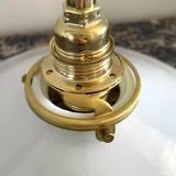 White opaline wall lamp