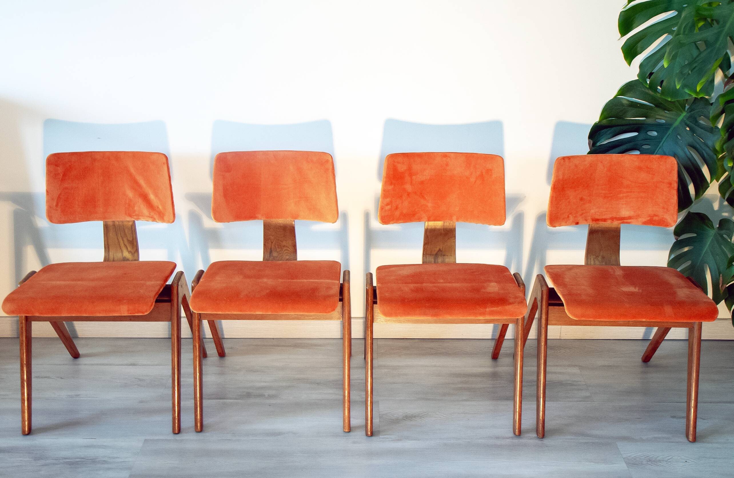 set of 4 Hillestack chairs, Robin Day, 1950