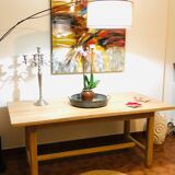 Solid oak farmhouse table