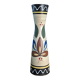 Diabolo vase West Germany MR Keramik leaves styles 70s vintage 28.5cm