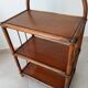 Vintage bamboo and rattan standing shelf