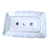 Pillivuyt white porcelain asparagus dish