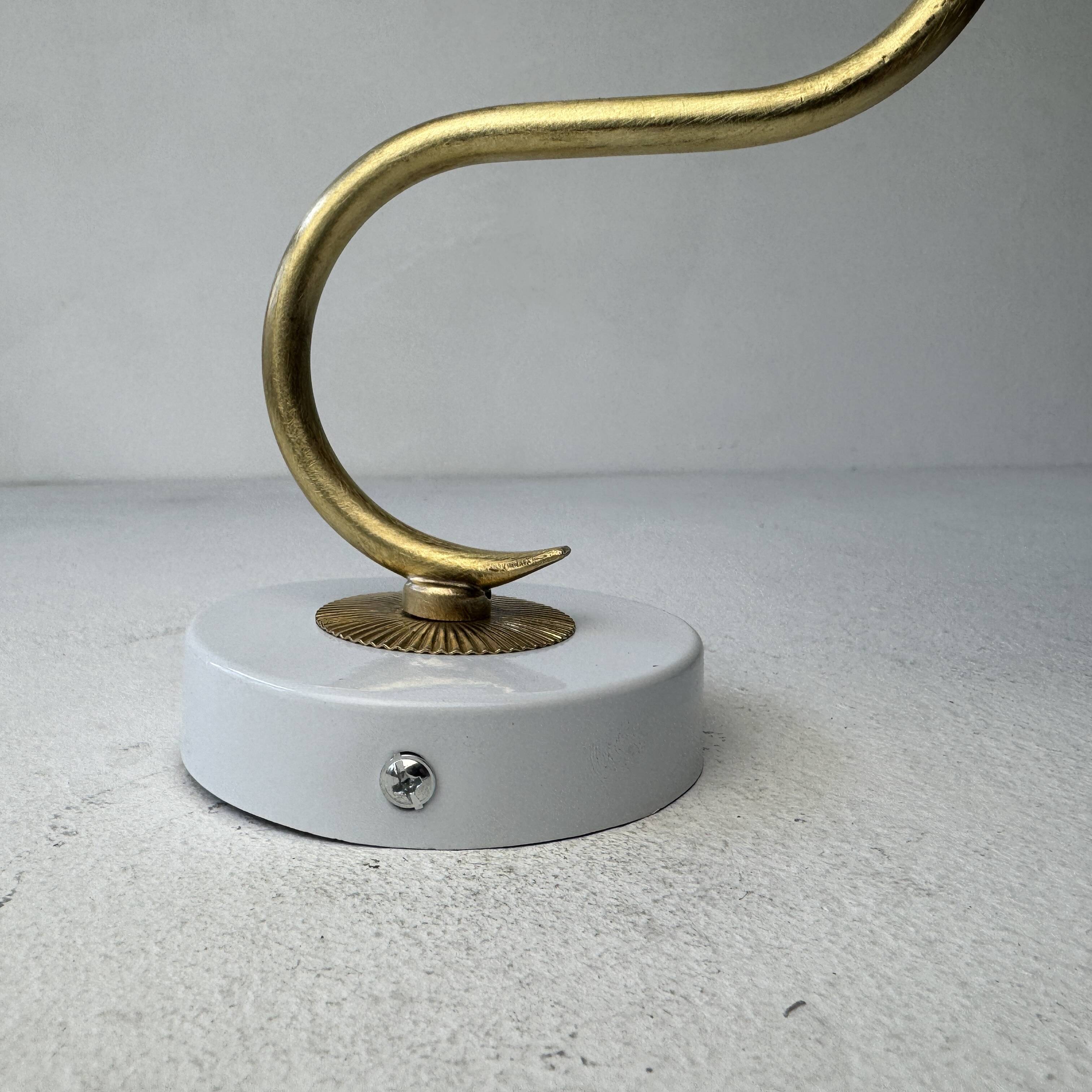 Applique ancienne vintage en verre