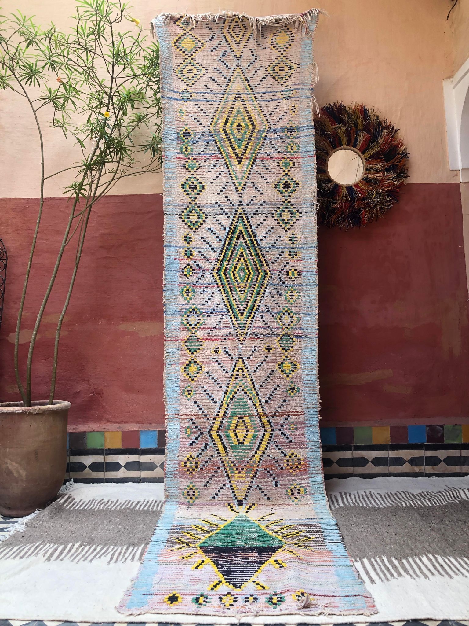 Carpet corridor Pastel 1980 77x340cm