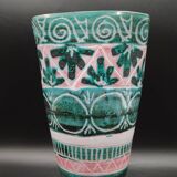 Vallauris ceramic vase signed Allix