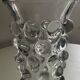 Vintage bubble crystal vase