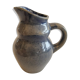 Faience Heraldique Pierrefonds Pitcher blue enamelled sandstone