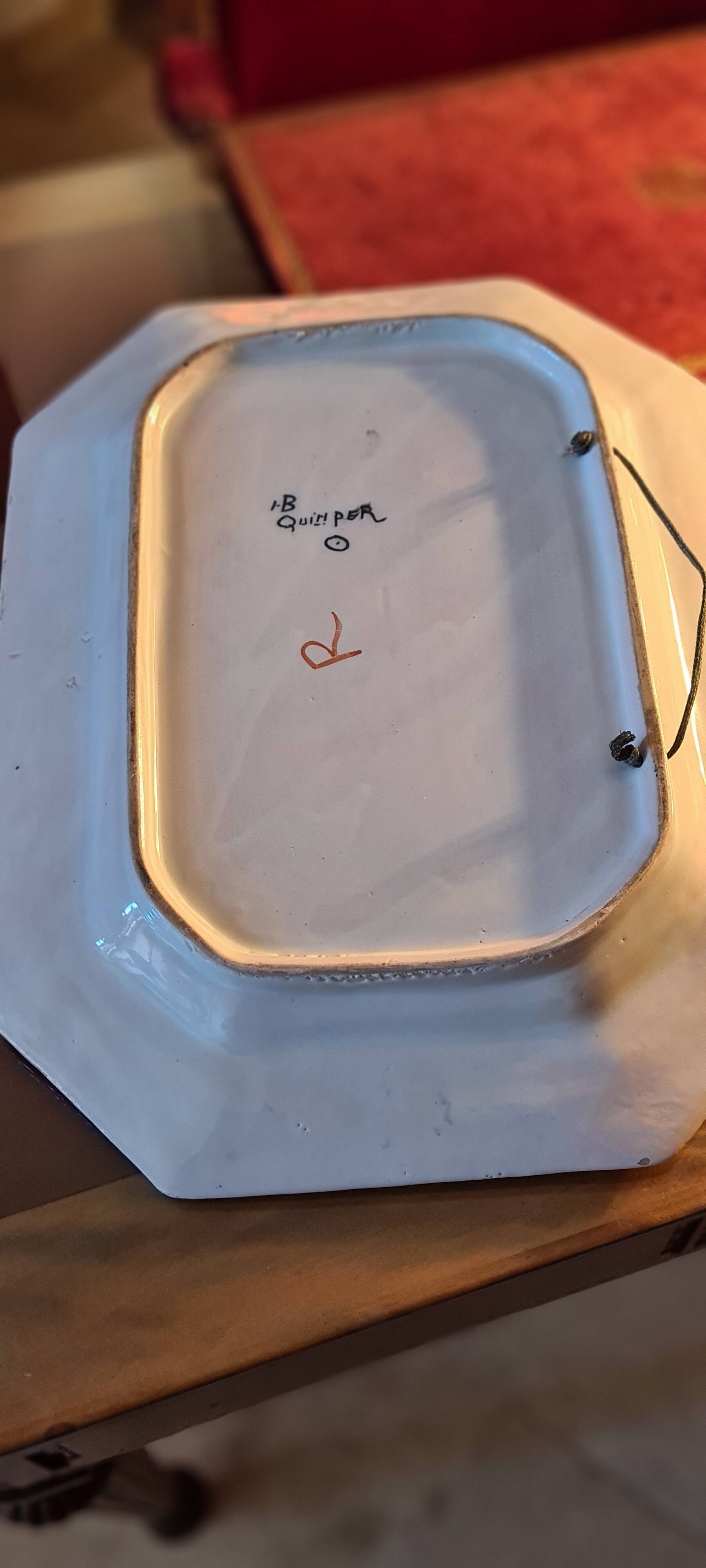 Large Breton dish