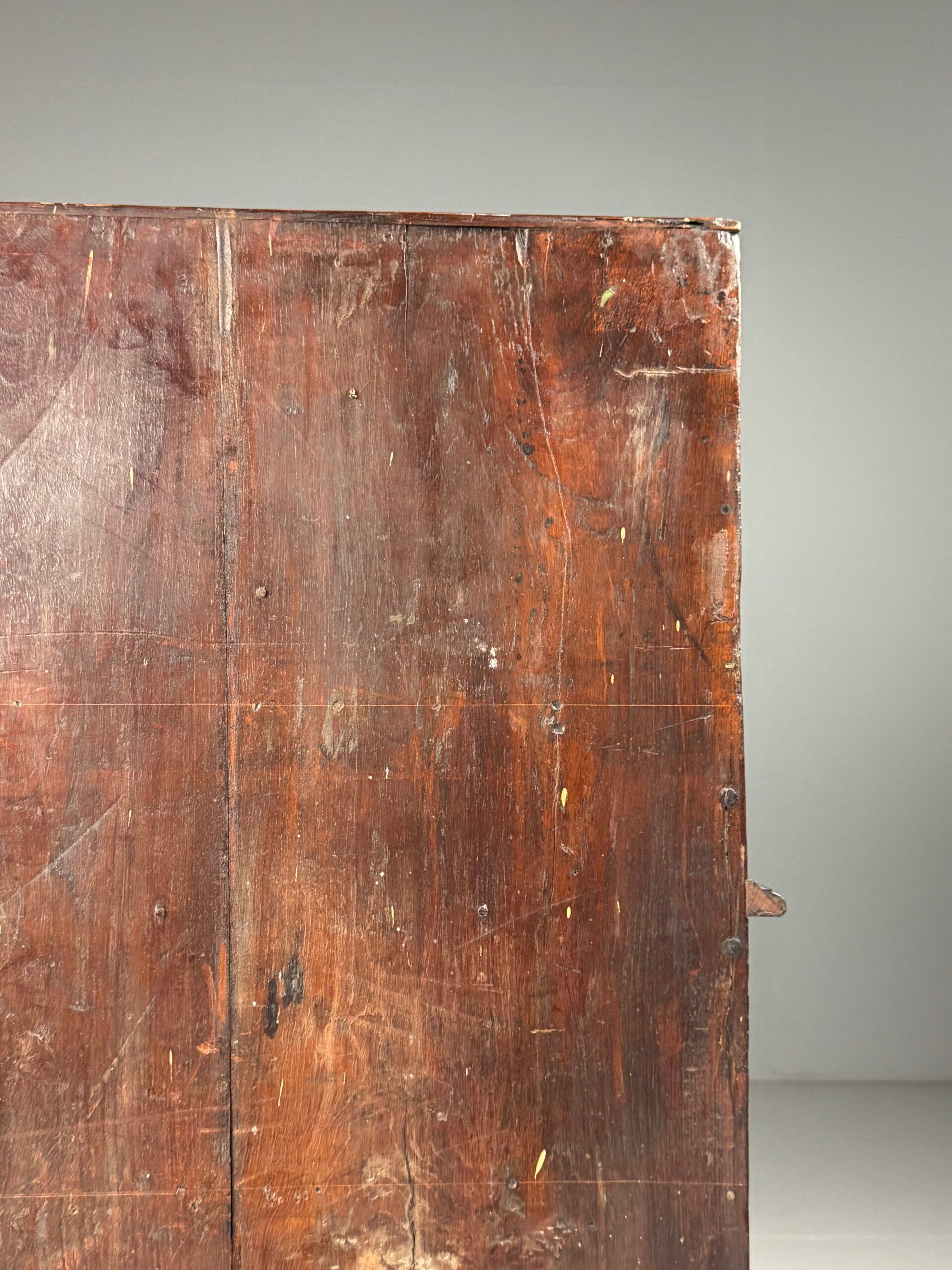 English secretary 18th century teak