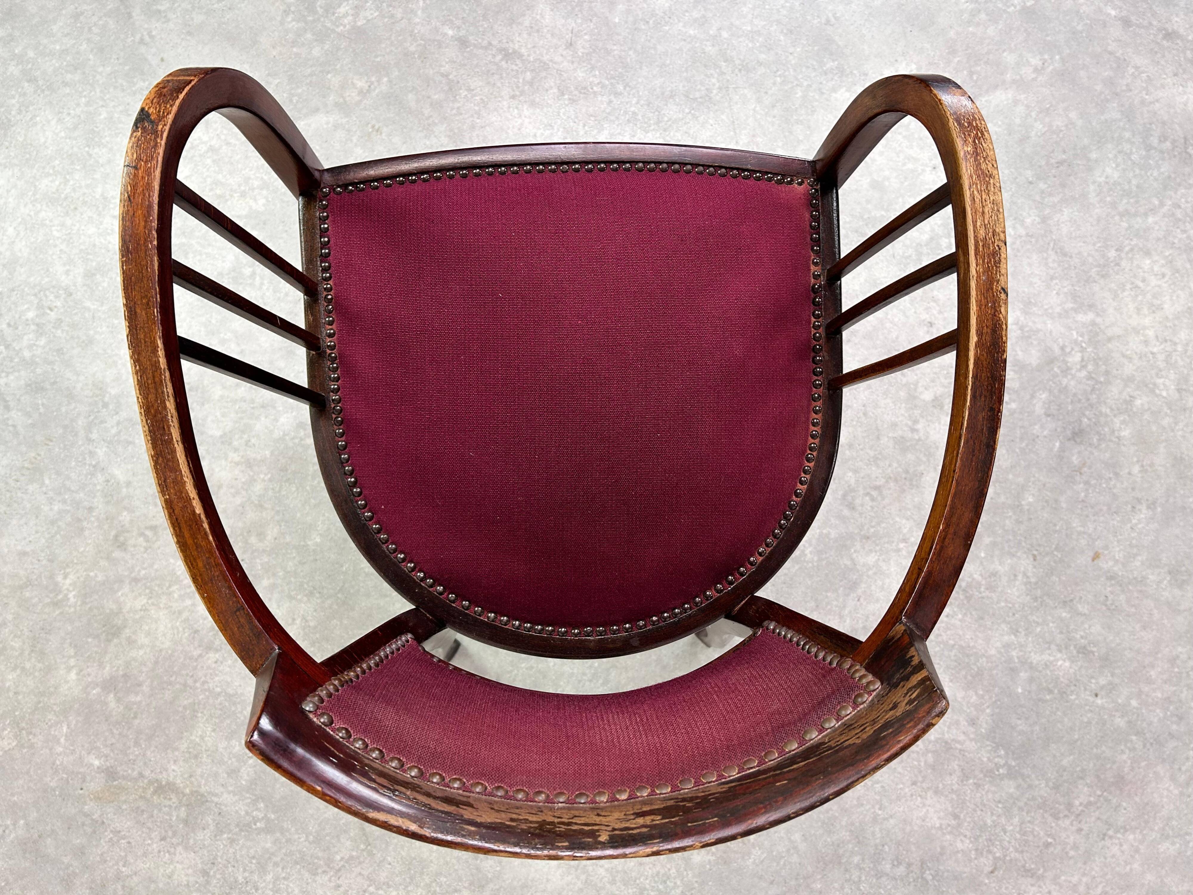 Secession Armchairs no.6513 by Otto Wagner